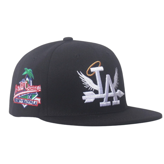 LA FITTED CAP [BLACK]