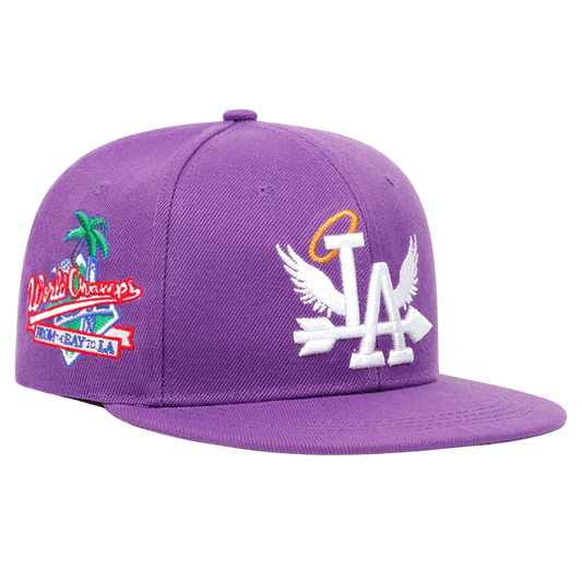 LA FITTED CAP [PURPLE]