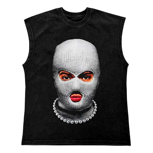 BALACLAVA TANK TOP [BLACK WASHED]